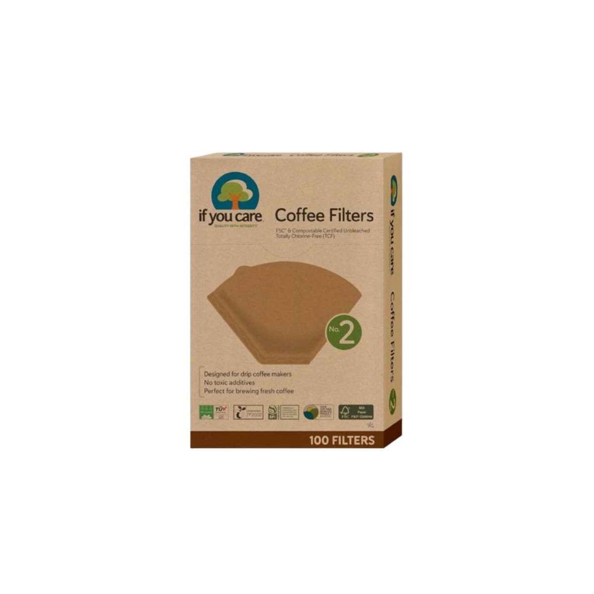 If You Care Coffee Filters Size No.2