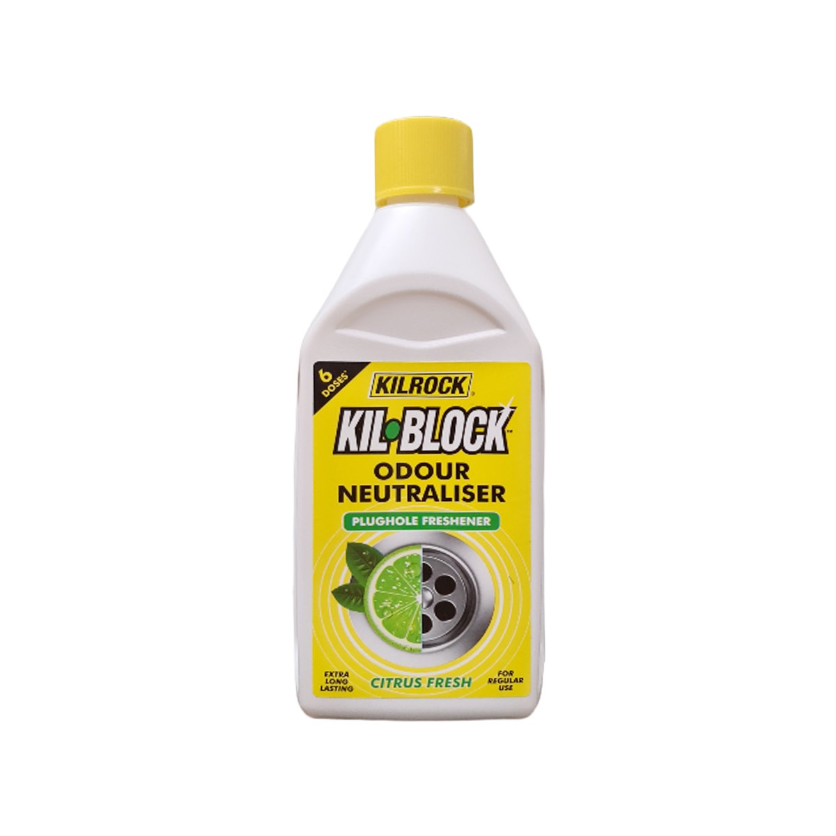 Kilrock Kil-Block Odour Neutraliser Plughole Freshener Citrus Fresh 500ml