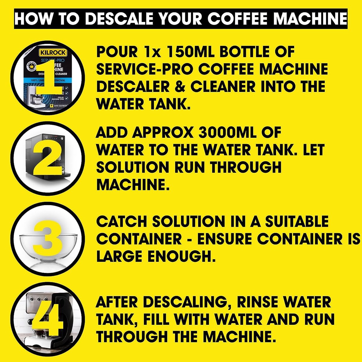 How to Use Kilrock Expresso Coffee Machine Descaler