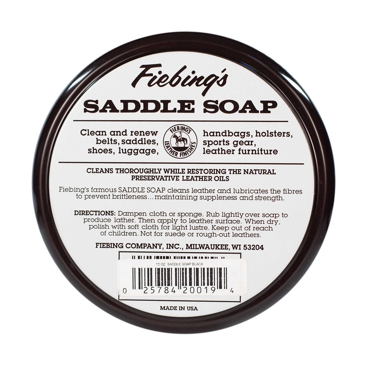 How to Use Fiebings Saddle Soap Black