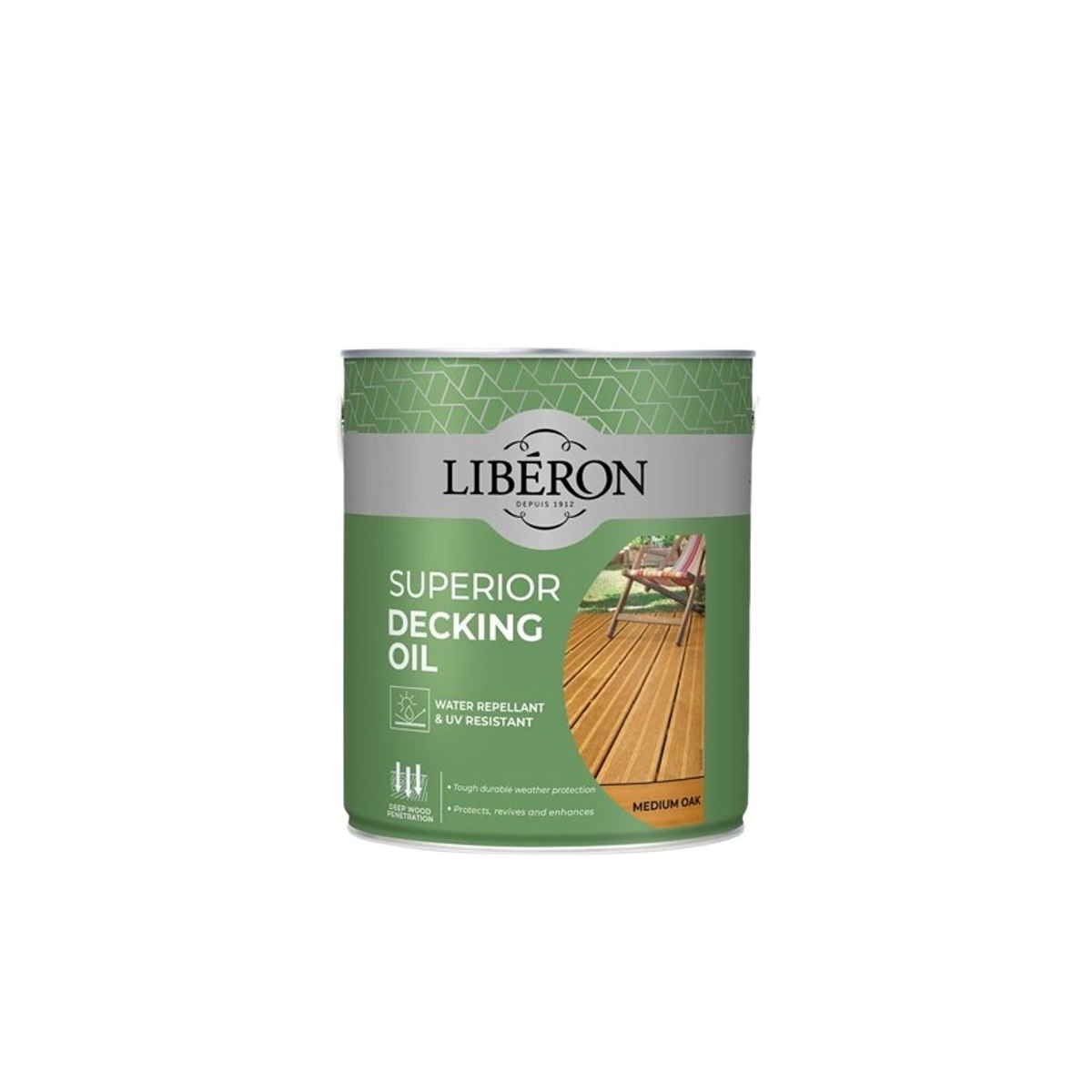 Liberon Superior Decking Oil 2.5L Medium Oak
