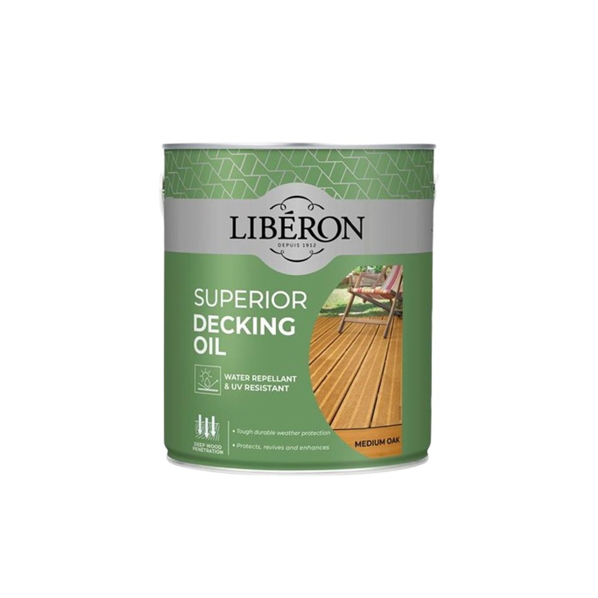 Liberon Superior Decking Oil 5L Medium Oak