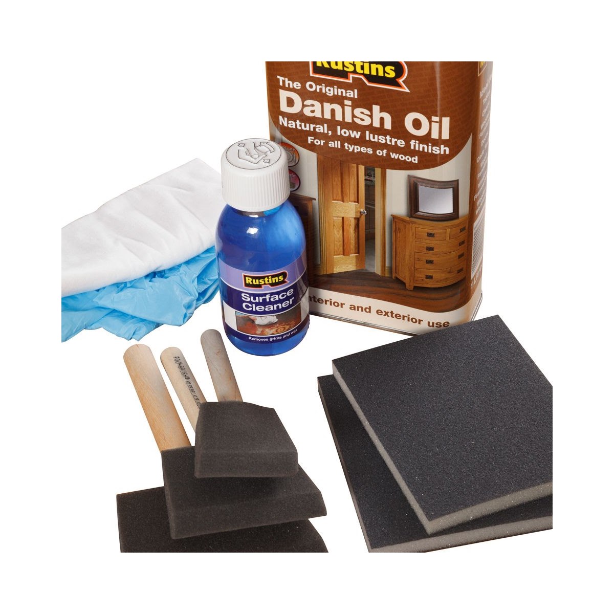Rustins Care Kit for Wooden Worktops