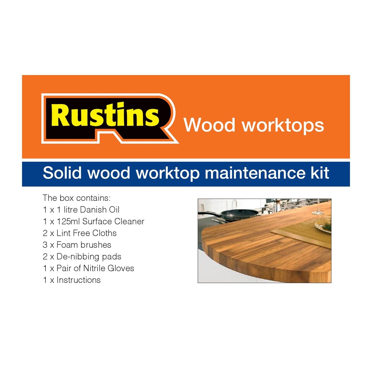 Maintenance for Solid Wooden Worktops