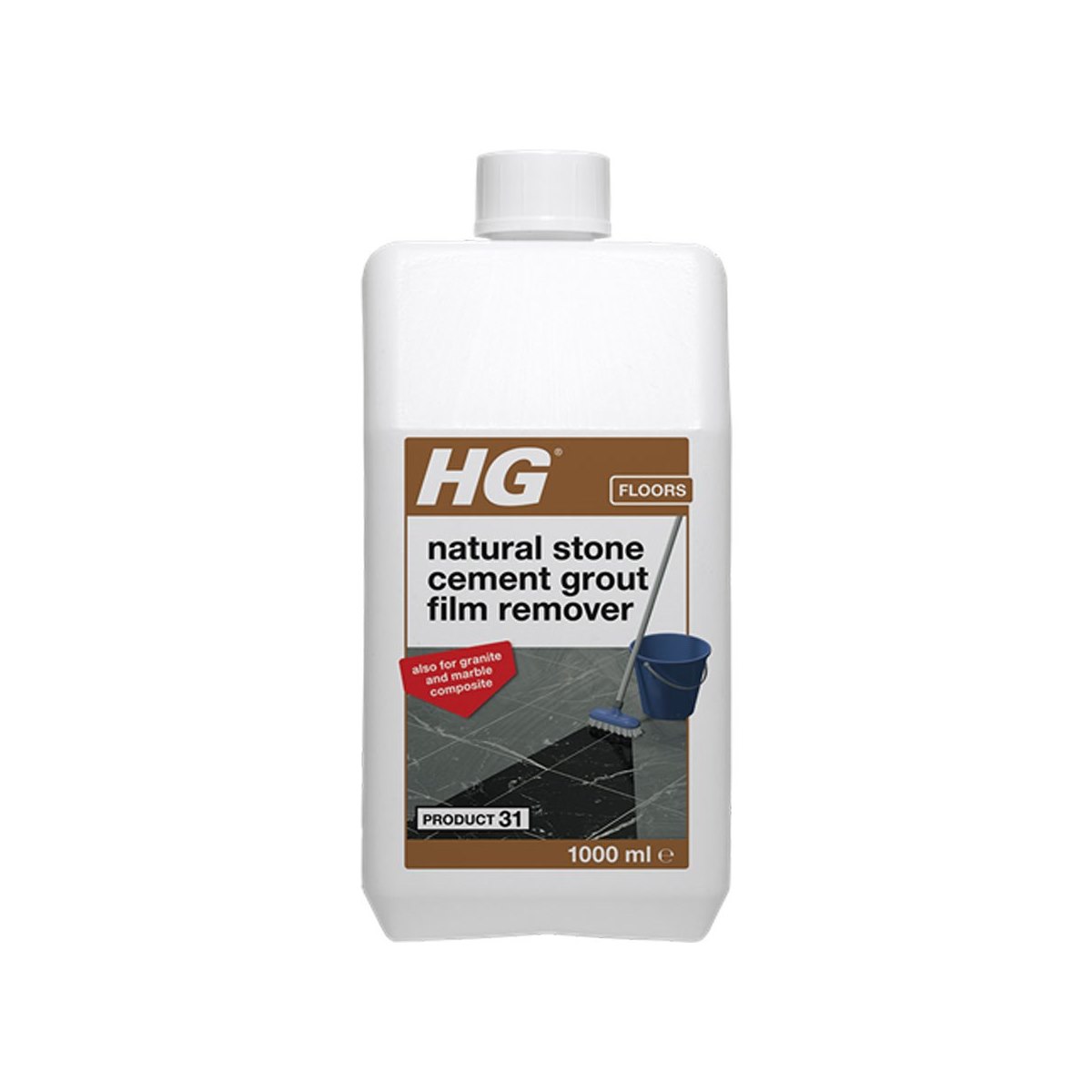 HG Natural Stone Cement Grout Film Remover 1 Litre Product 31