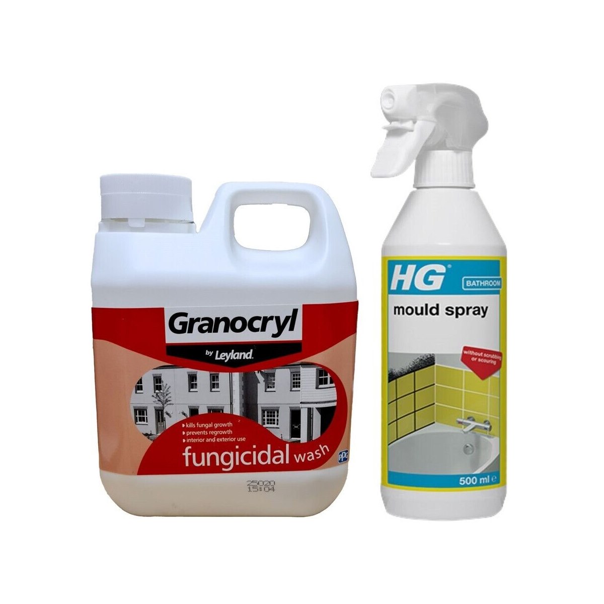 Black Mould Anti-Mould Remover Kit includes HG Mould Spray 500ml