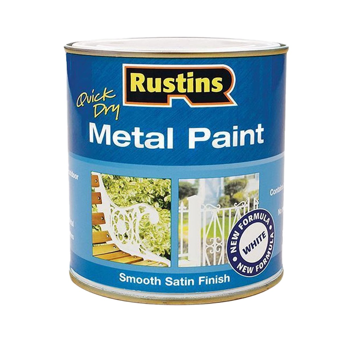 Rustins Metal Paint White 1 Litre