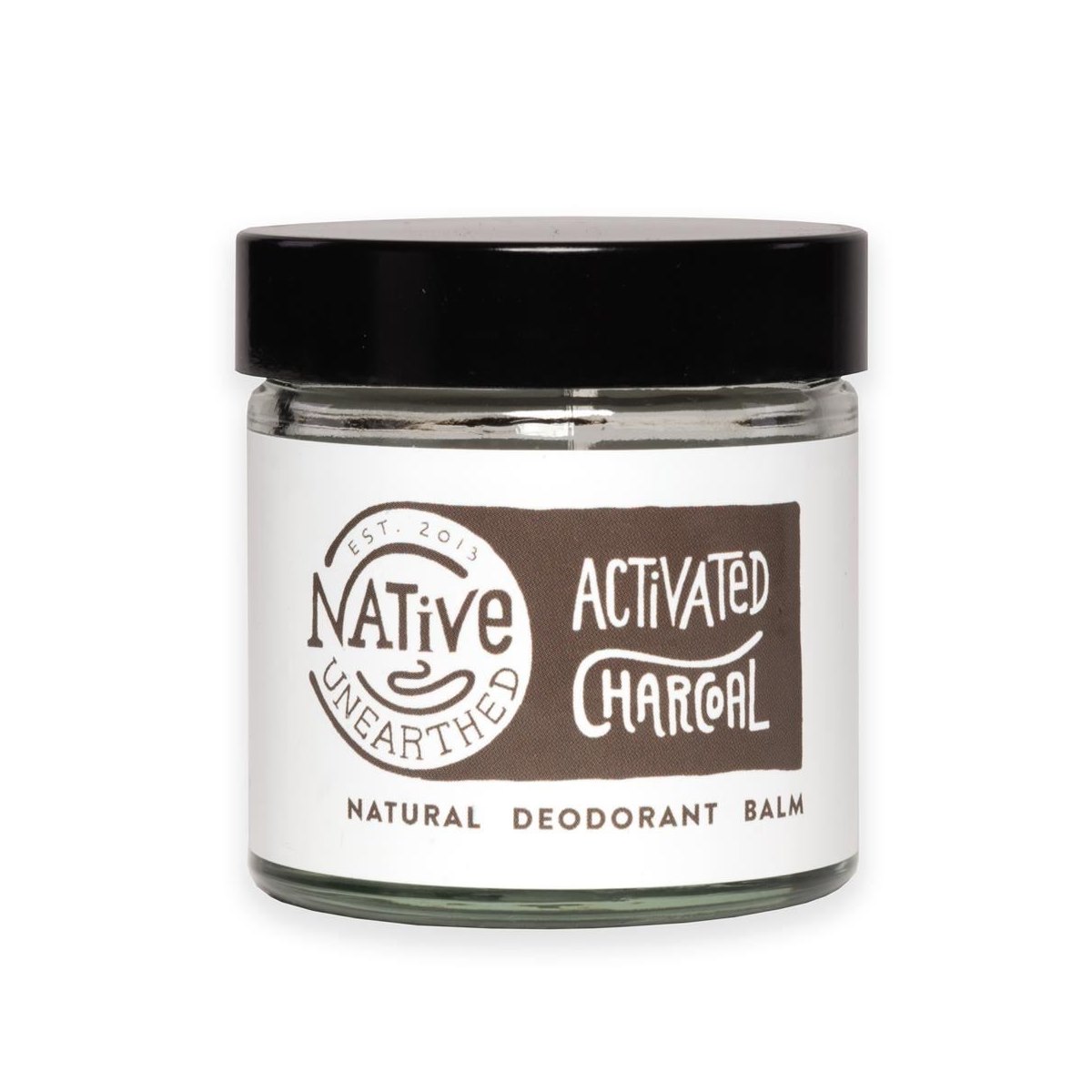 Native Unearthed Activated Charcoal Natural Deodorant Balm 60g