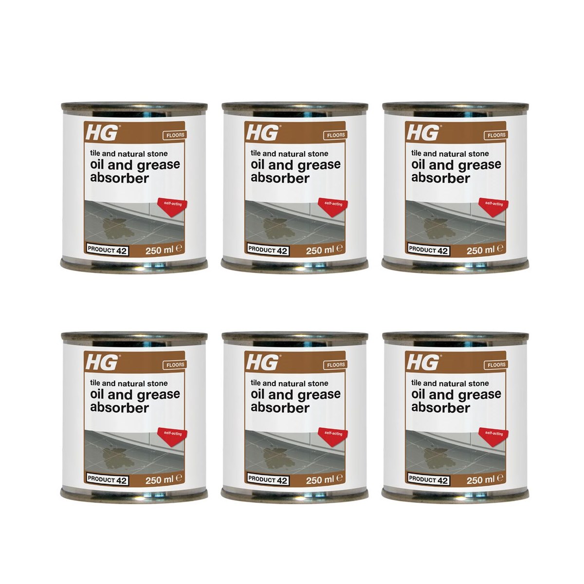 Case of 6 x Oil and Grease Absorber 250ml Product 42