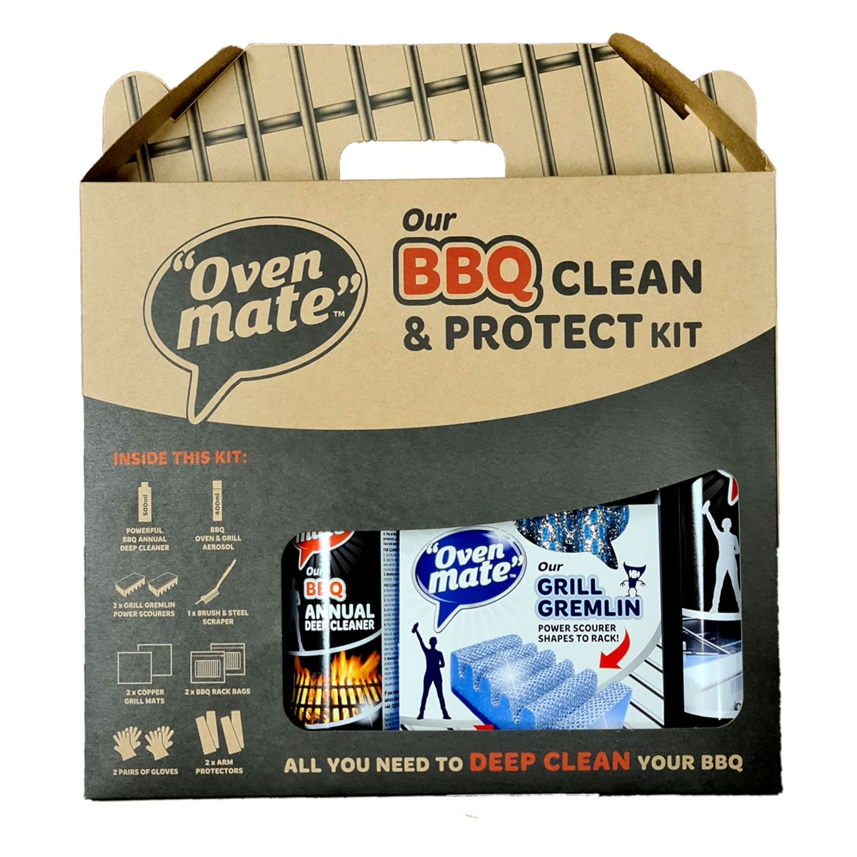 Oven Mate BBQ Clean And Protect Kit