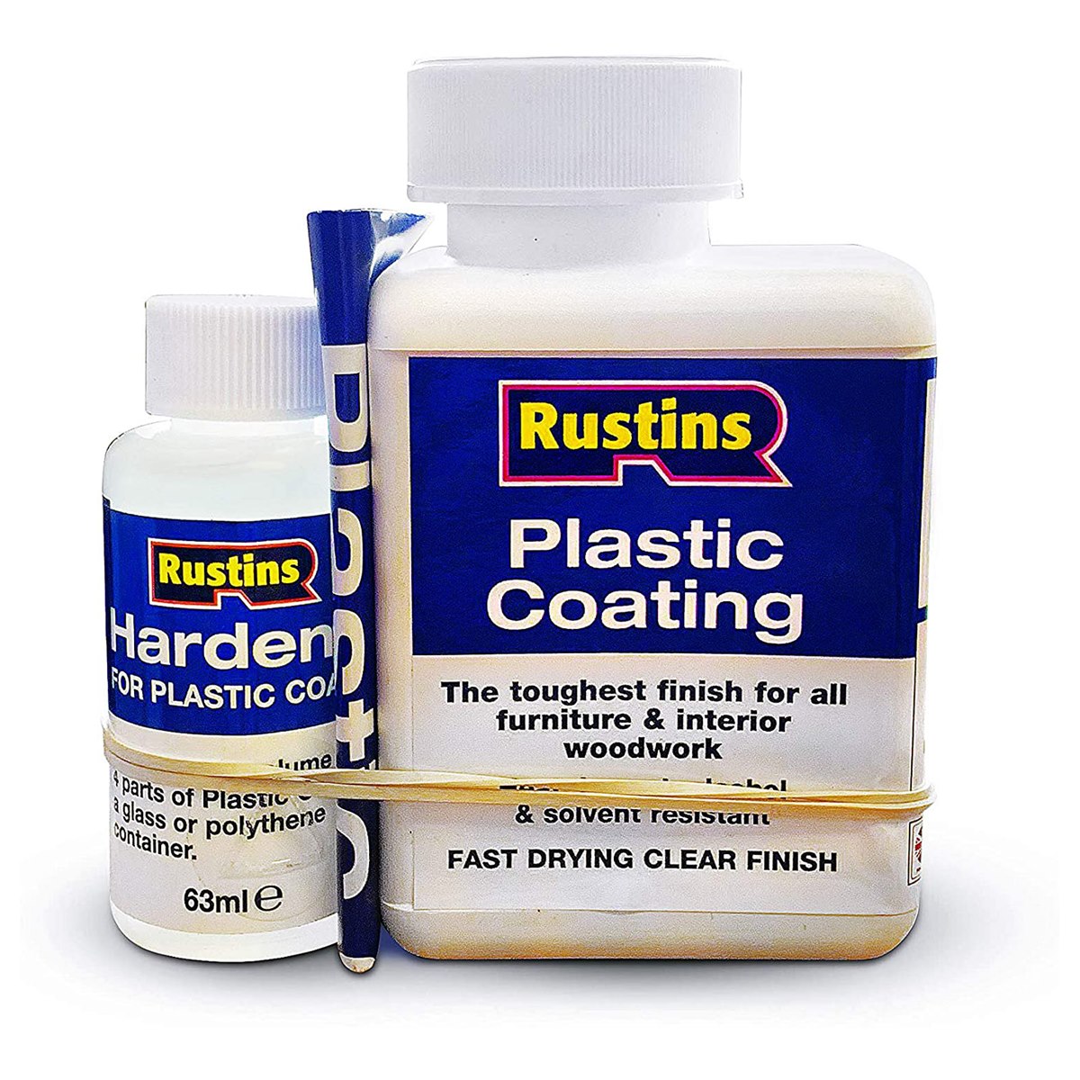 Rustins Plastic Coating and Hardener Gloss 250ml