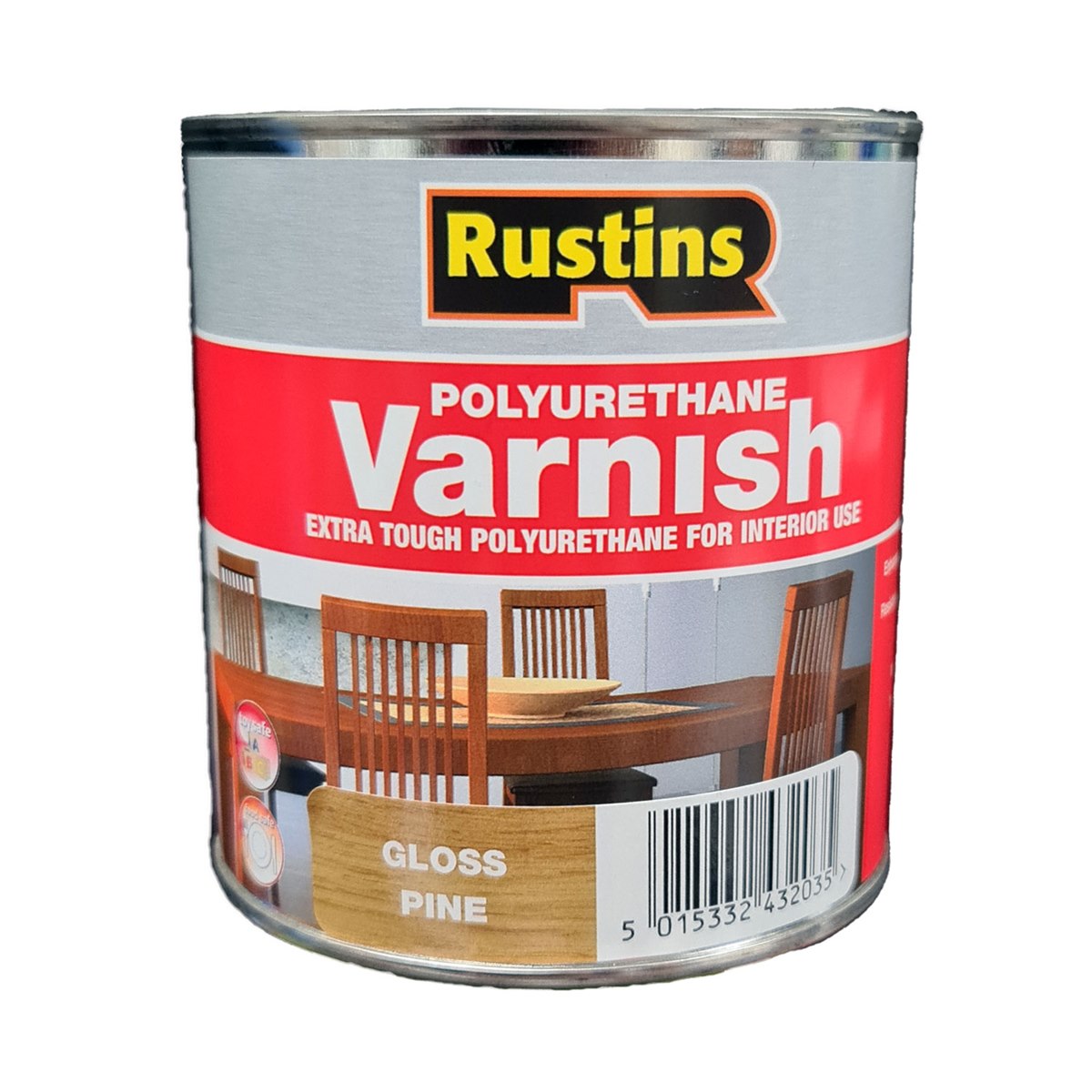Rustins Polyurethane Varnish Gloss Pine - 1 Litre