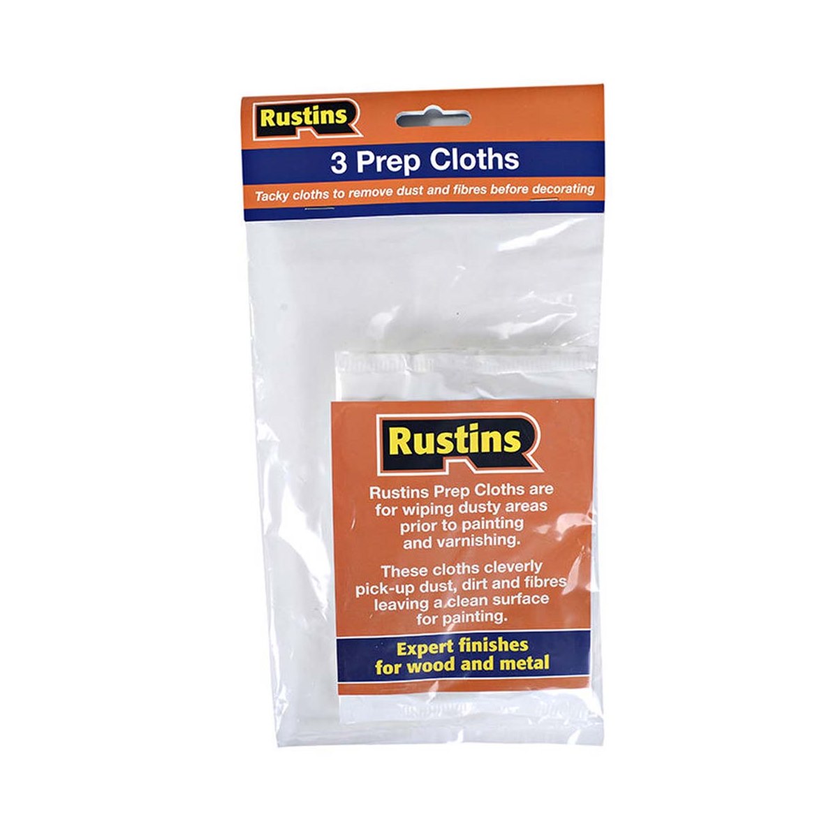 Rustins Lint Free Prep Cloths Pack of 3