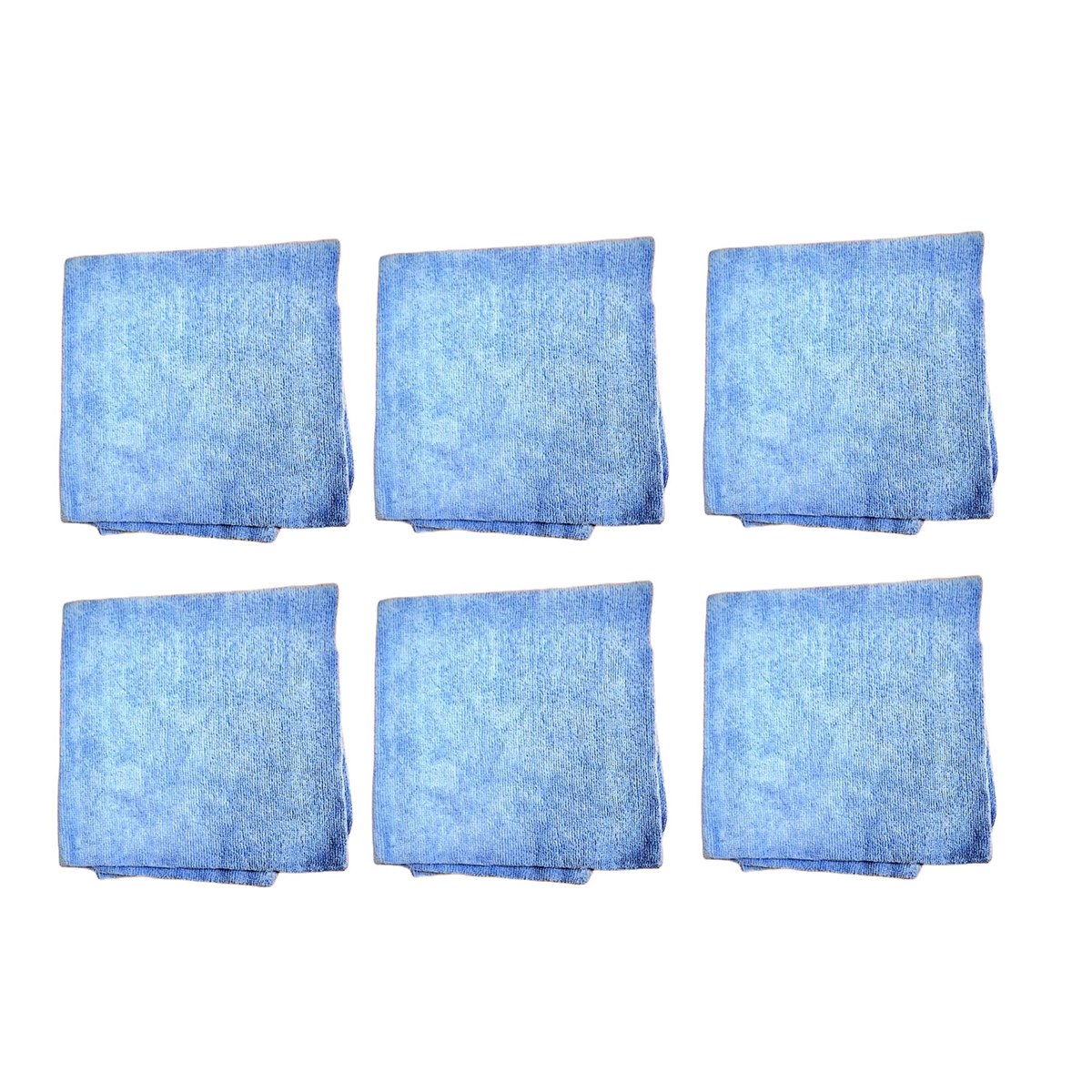 Case of 6 x Microfibre Cleaning Cloth 250gsm Blue 40x40cm