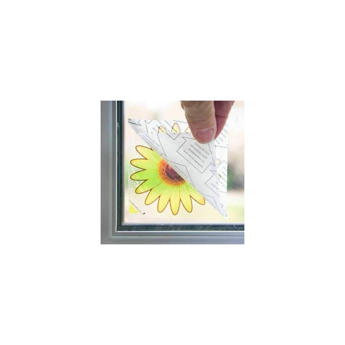 Flower Design Fly Window Stickers