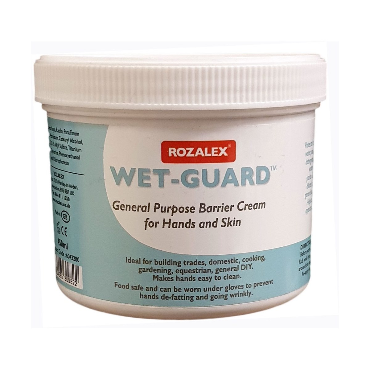 Rozalex Wet Guard Barrier Cream For Hands and Skin 450ml