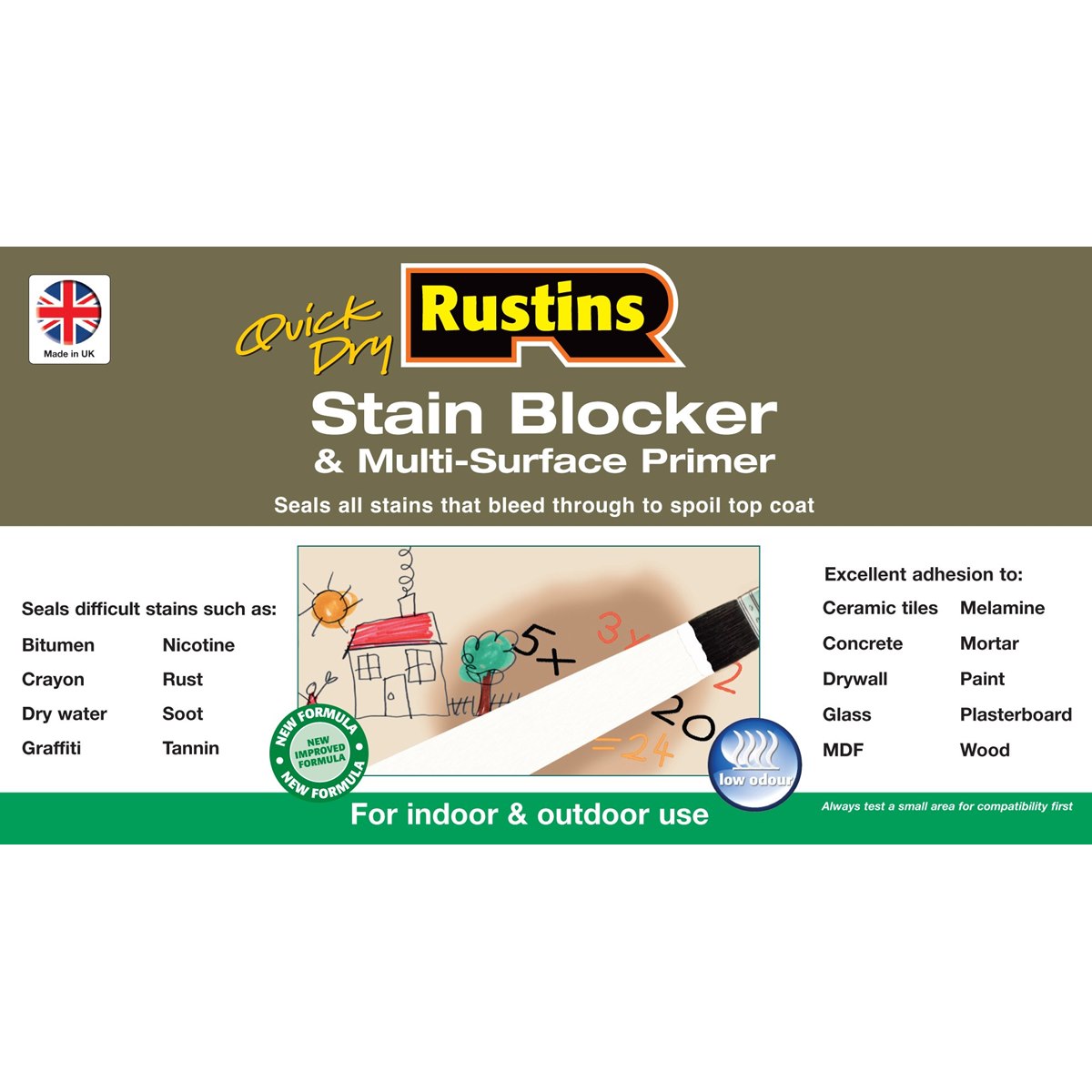 Rustins White Stain Blocker Paint