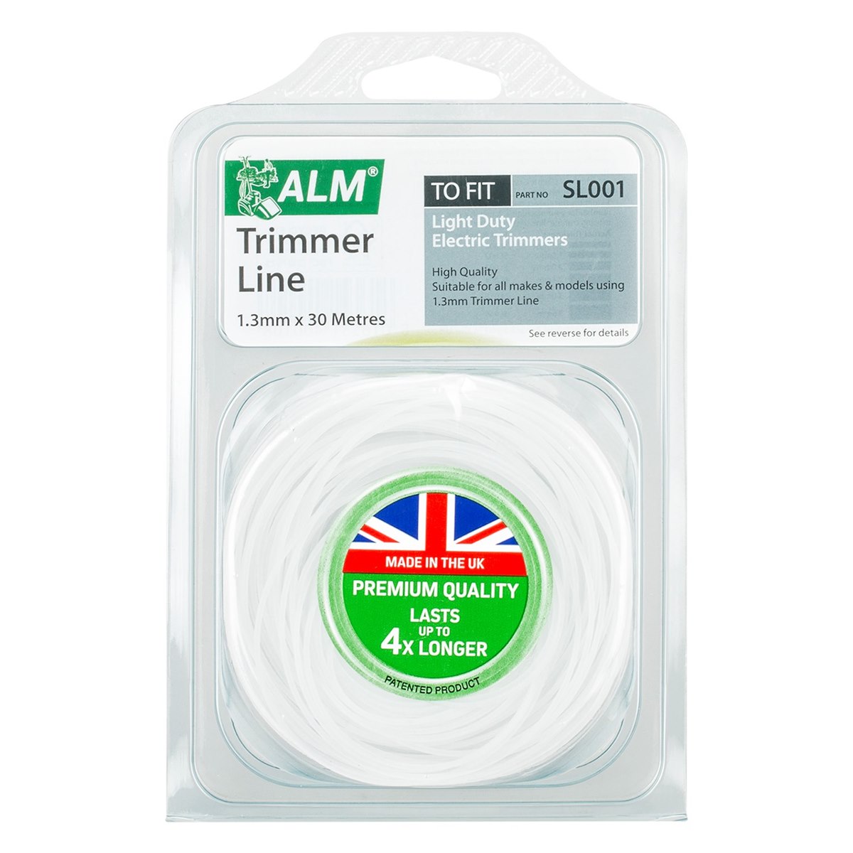 ALM SL001 Light Duty Strimmer Line 30m (1.3mm)