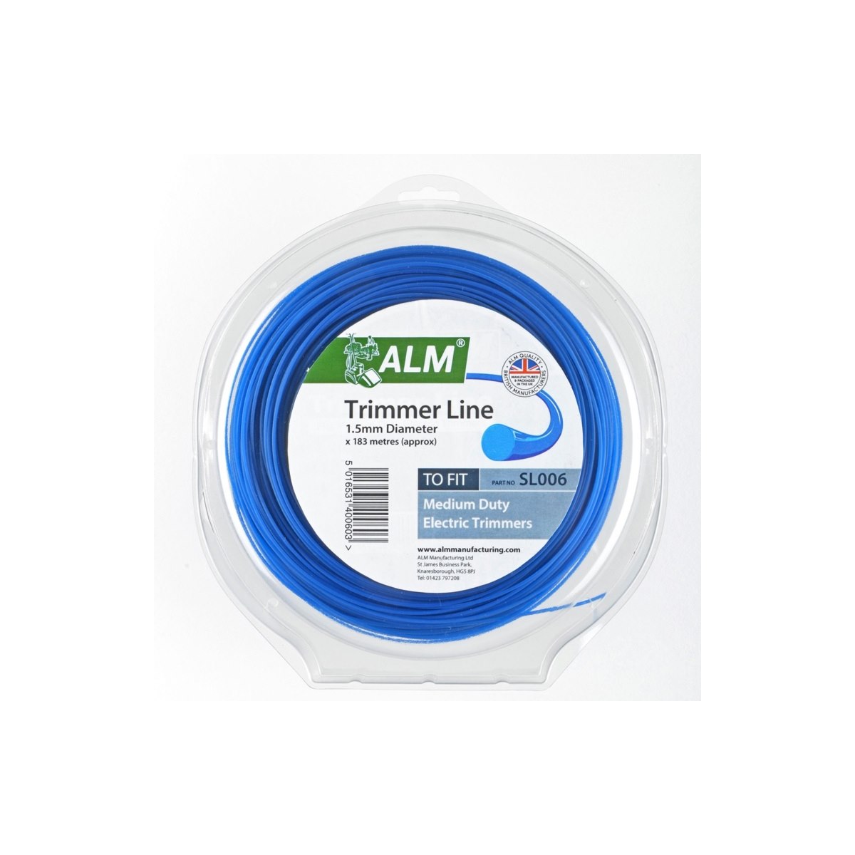 ALM SL006 Strimmer Line 183m (1.5mm) for all Medium Electric Trimmers