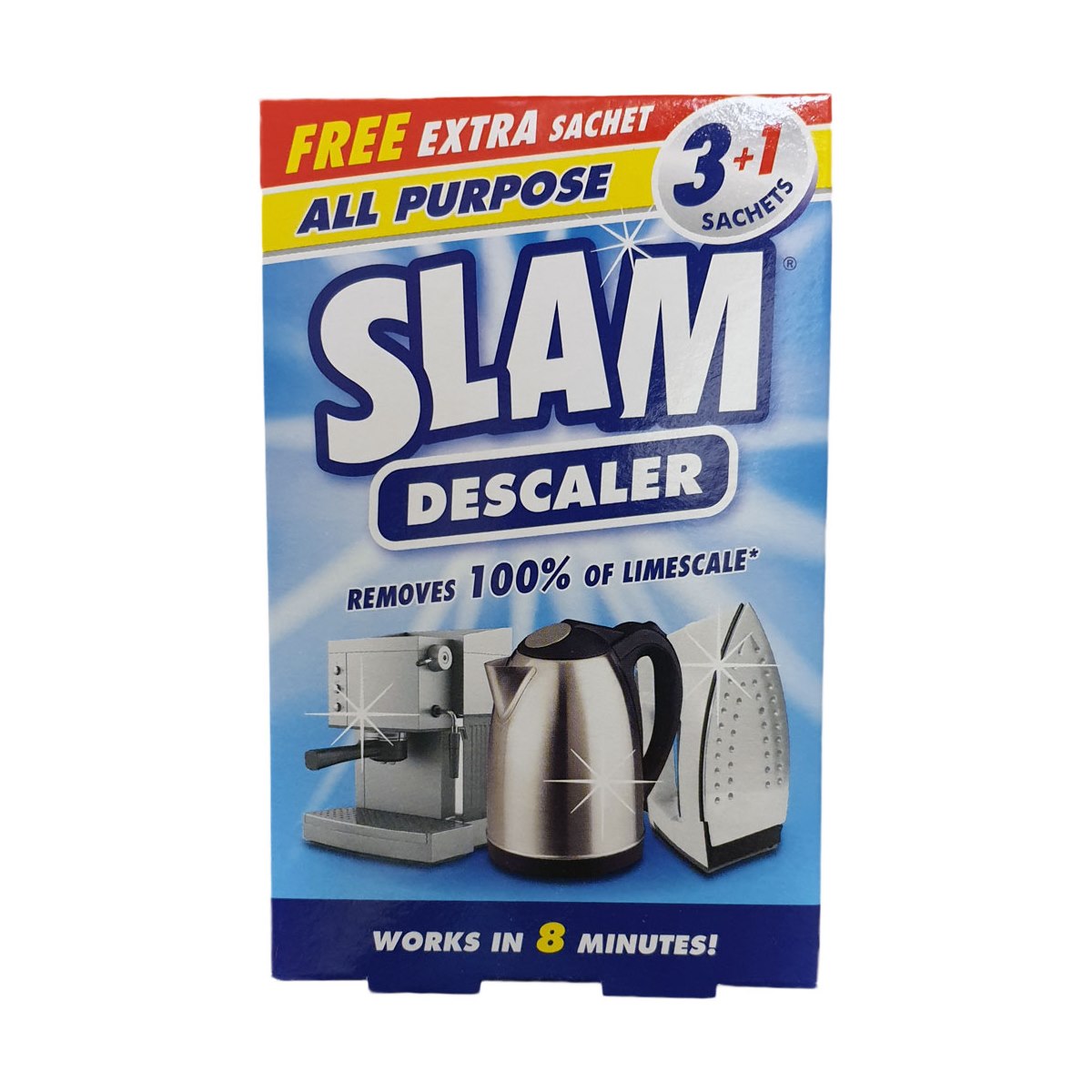 Kilrock Slam All Purpose Descaler Extra Sachet Pack 3+1