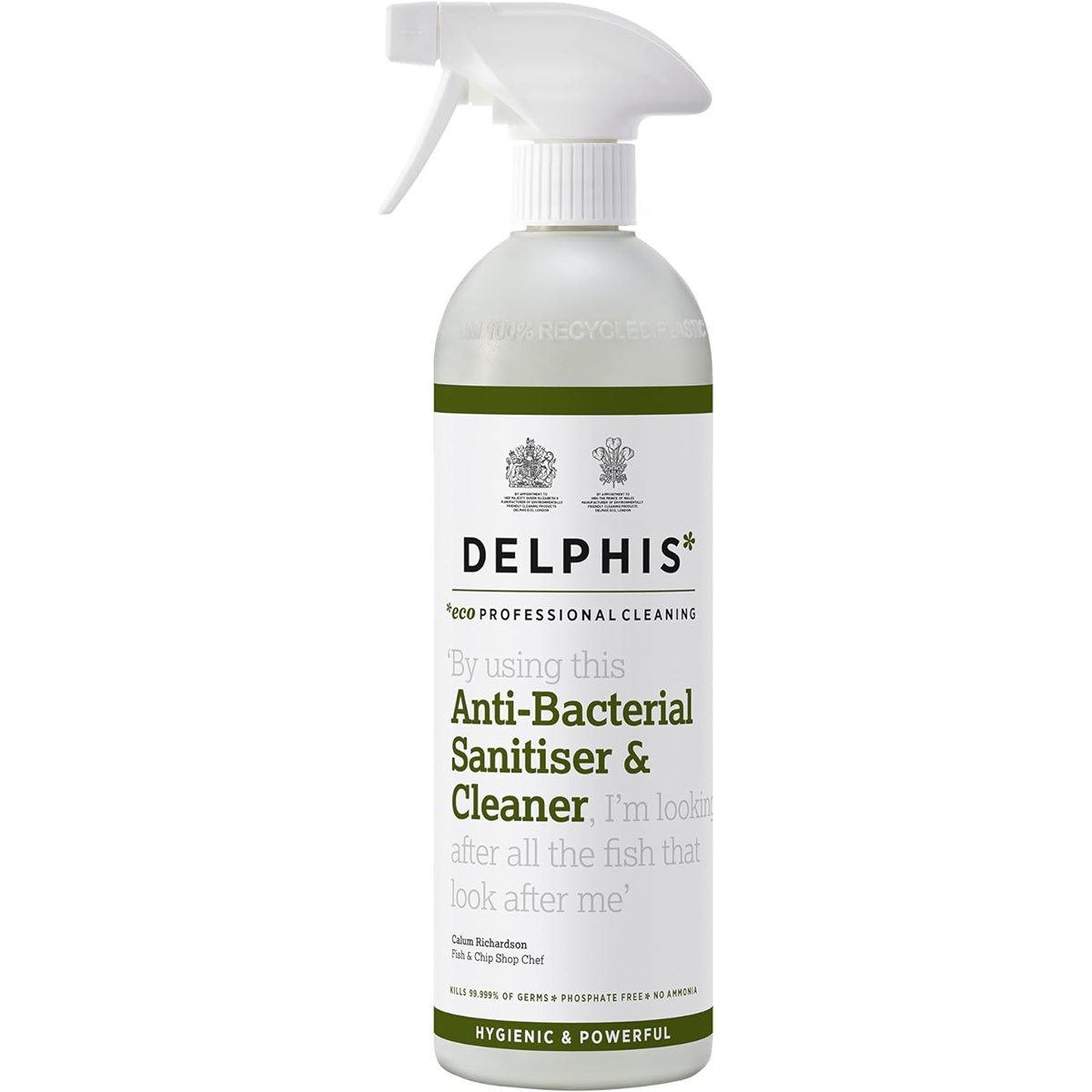 Delphis Anti-Bacterial Sanitiser and Cleaner Spray 700ml