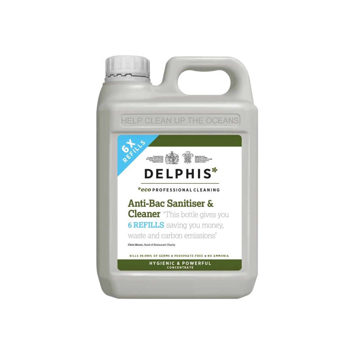 Delphis Anti-Bacterial Sanitiser and Cleaner 2L