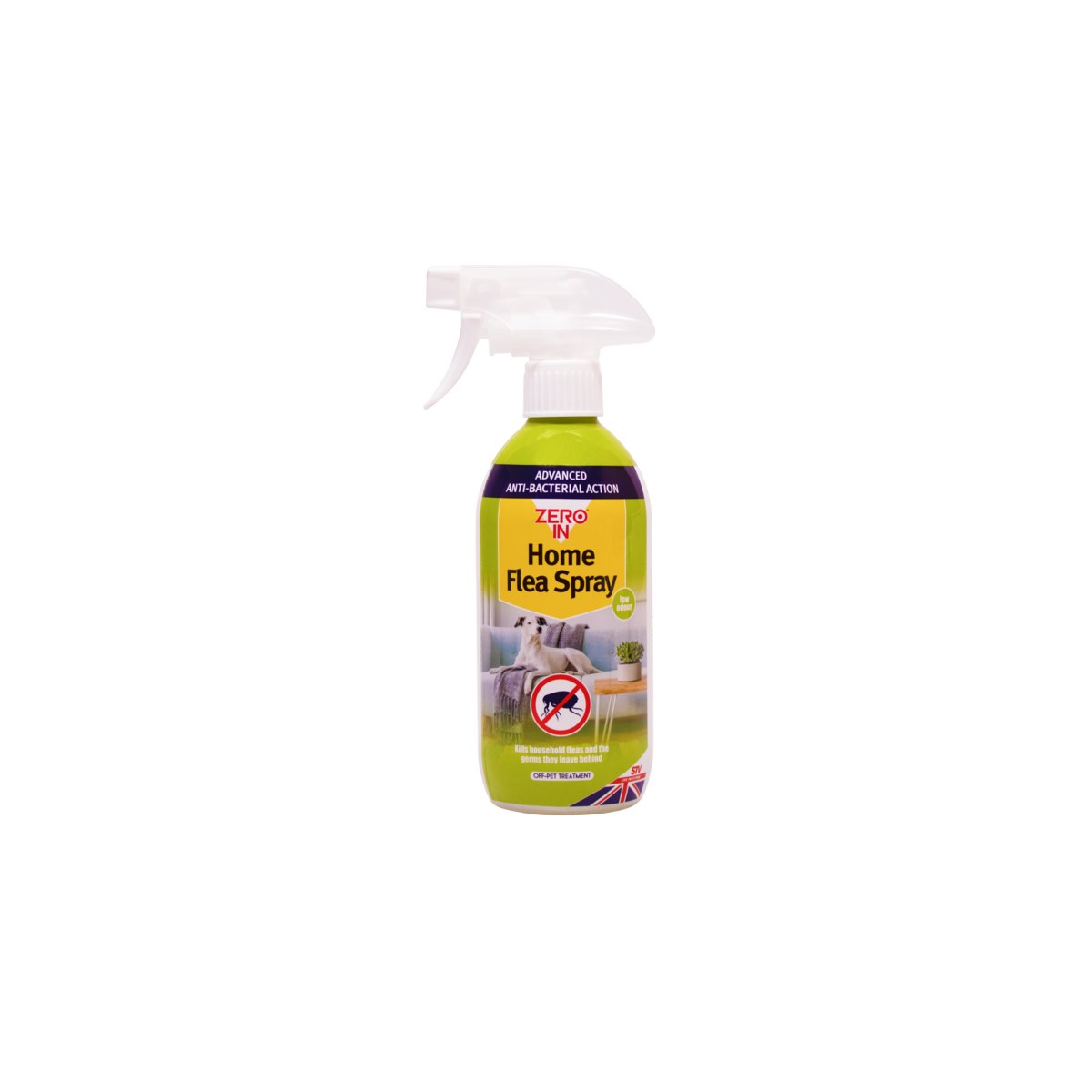 Zero in Advanced Antibacterial Home Flea Trigger Spray 500ml