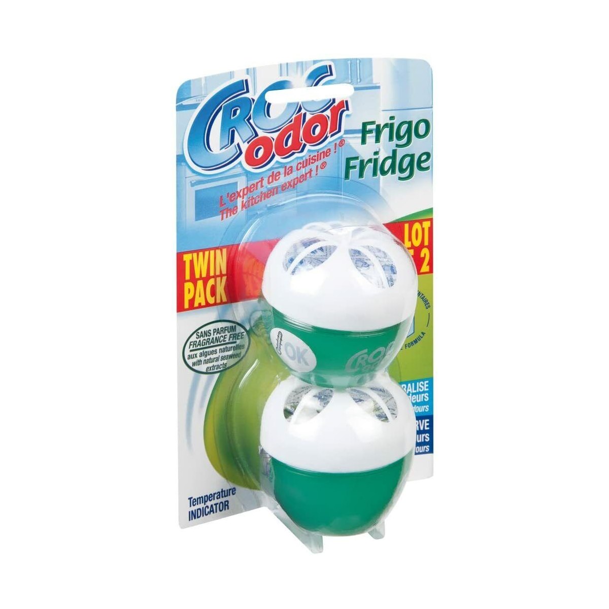 Croc Odor Fridge Deodorizer Twin Pack