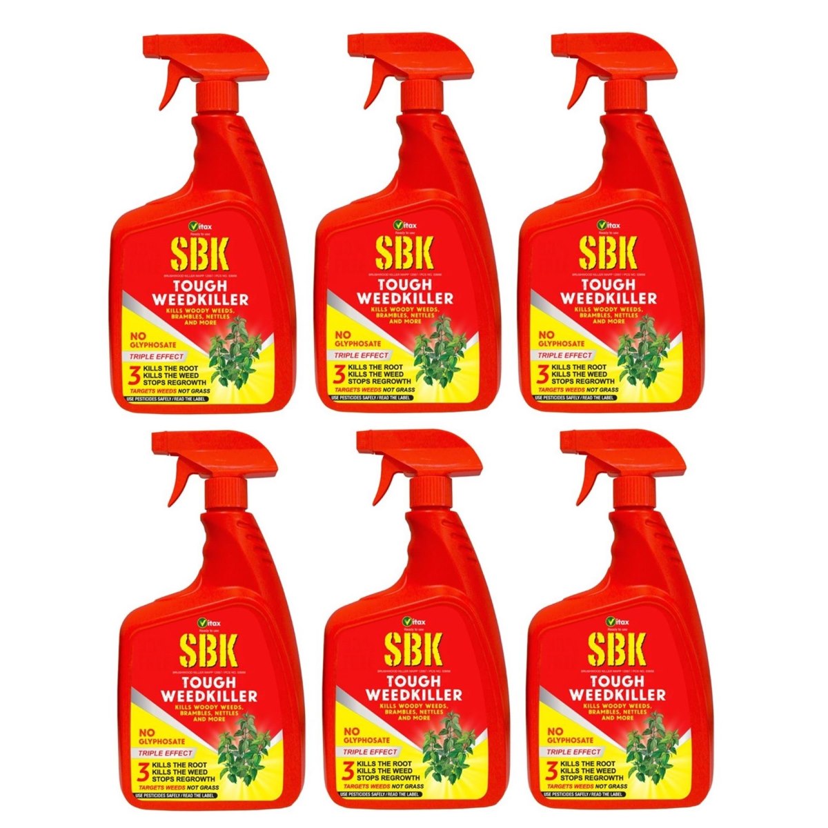Vitax SBK Brushwood Killer Ready to Use Spray 1 Litre x 6