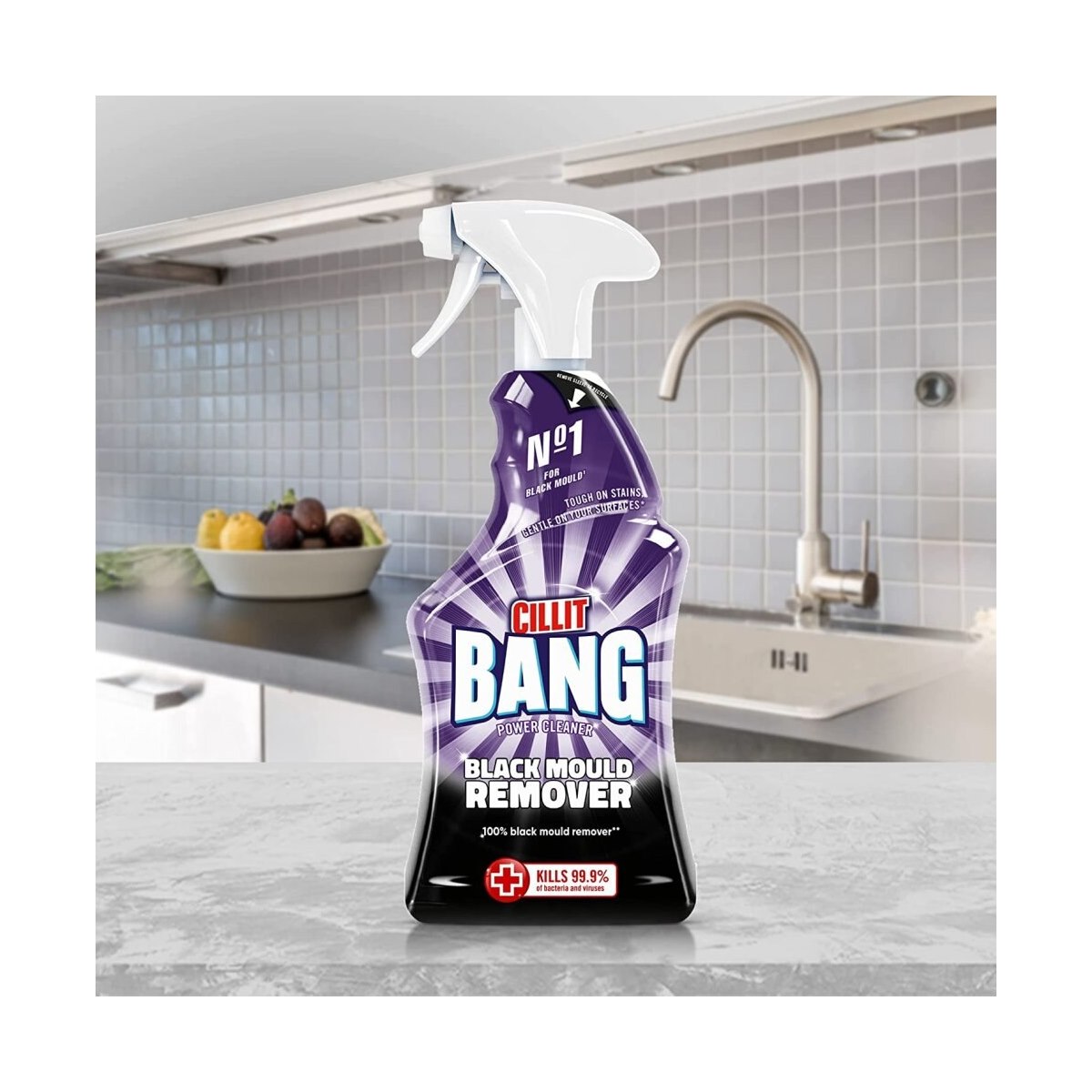  Cillit Bang - Cillit Bang 750 ml Anti-dirt and Dampness Stain  Cleaner with Atomiser