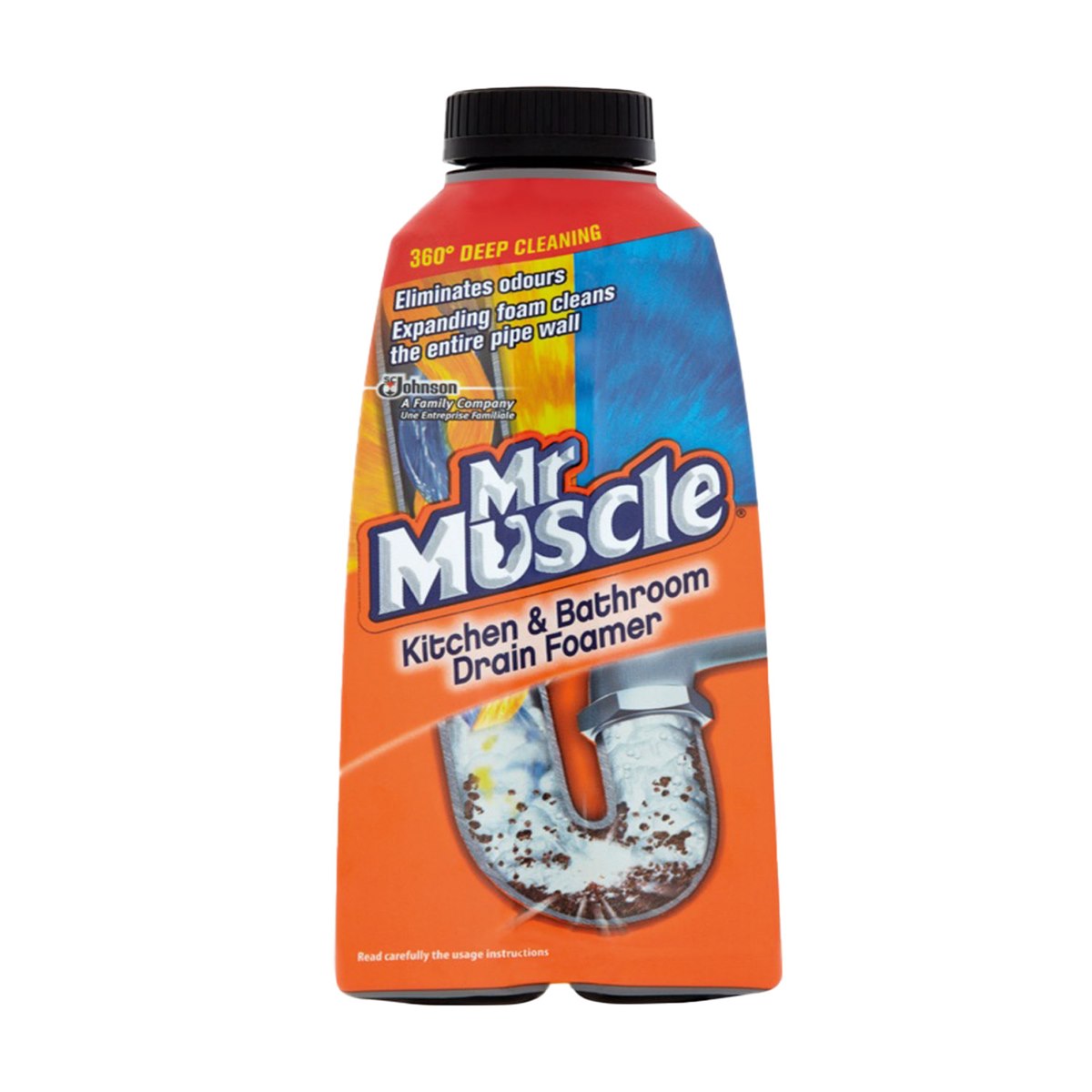 Mr Muscle Kitchen and Bathroom Drain Foamer