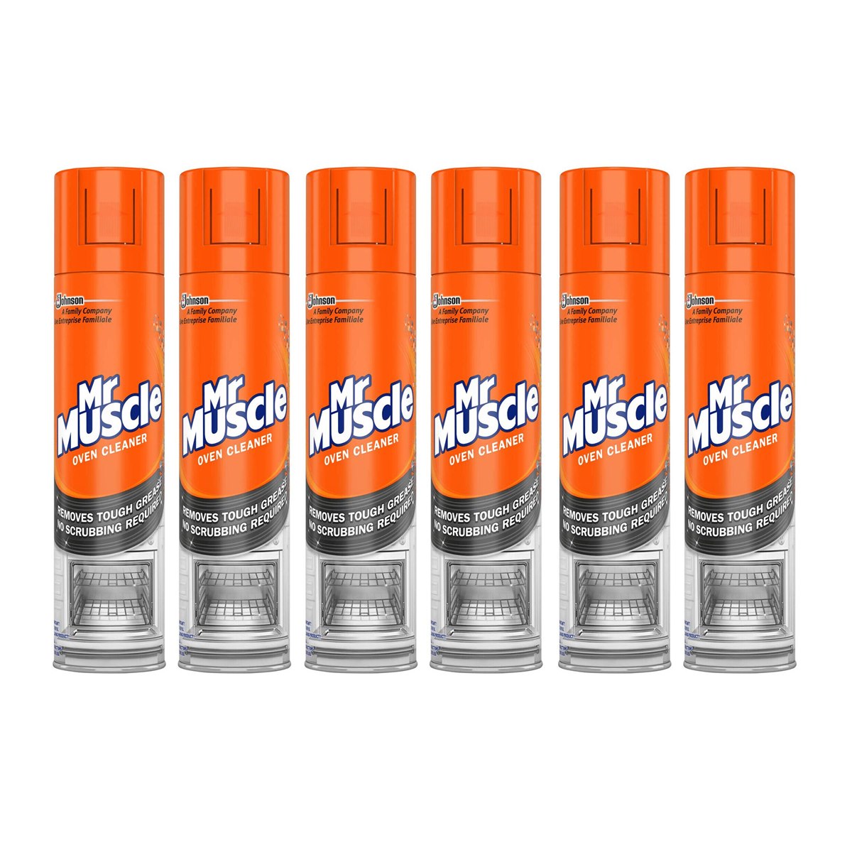 Case of 6 x Mr Muscle Foaming Oven Cleaner 300ml