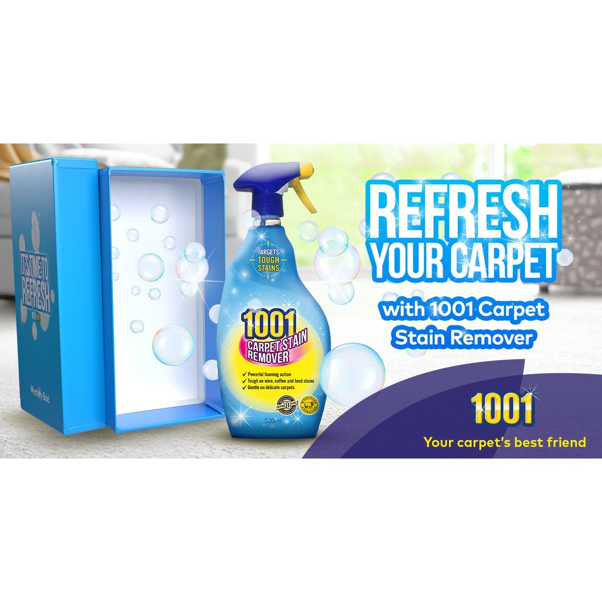 1001 Carpet Stain Remover Spray