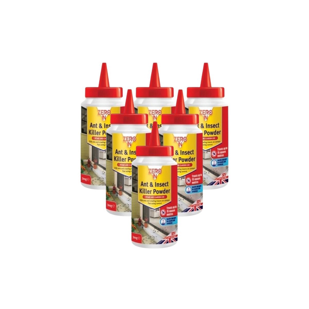 Case of 6 x Zero In Ant and Insect Killer Powder 300g