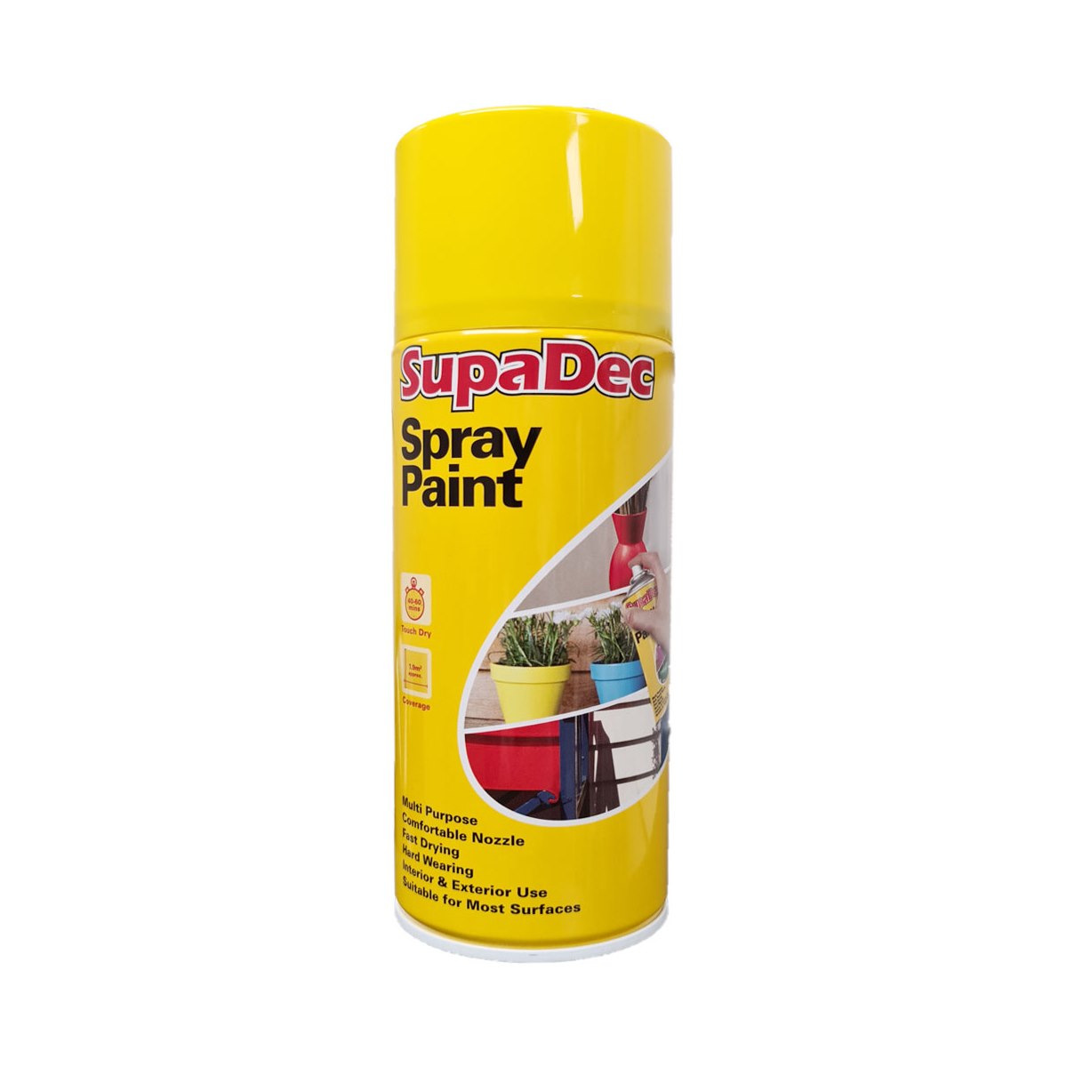 SupaDec Spray Paint 400ml Yellow
