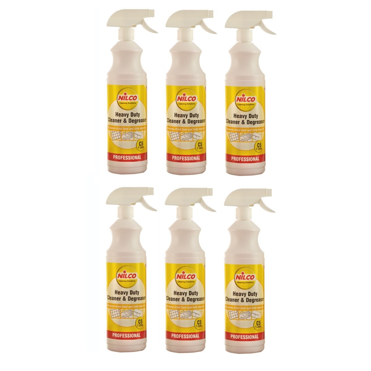 Nilco Heavy Duty Cleaner and Degreaser 1 Litre x 6