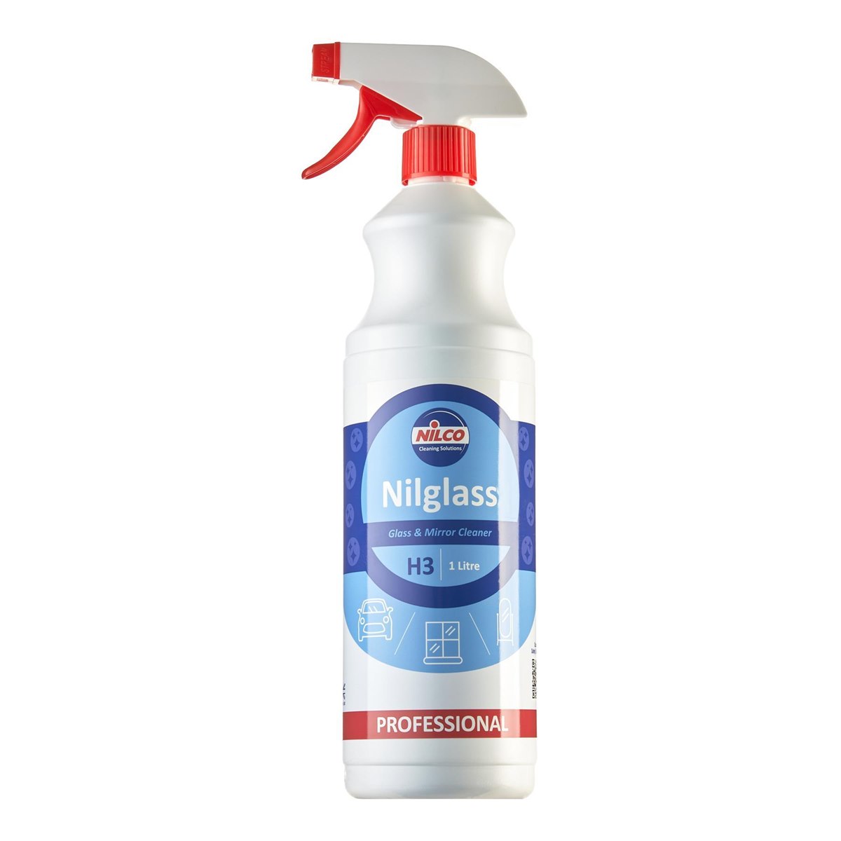 Nilglass Glass and Mirror Cleaner H3 Spray
