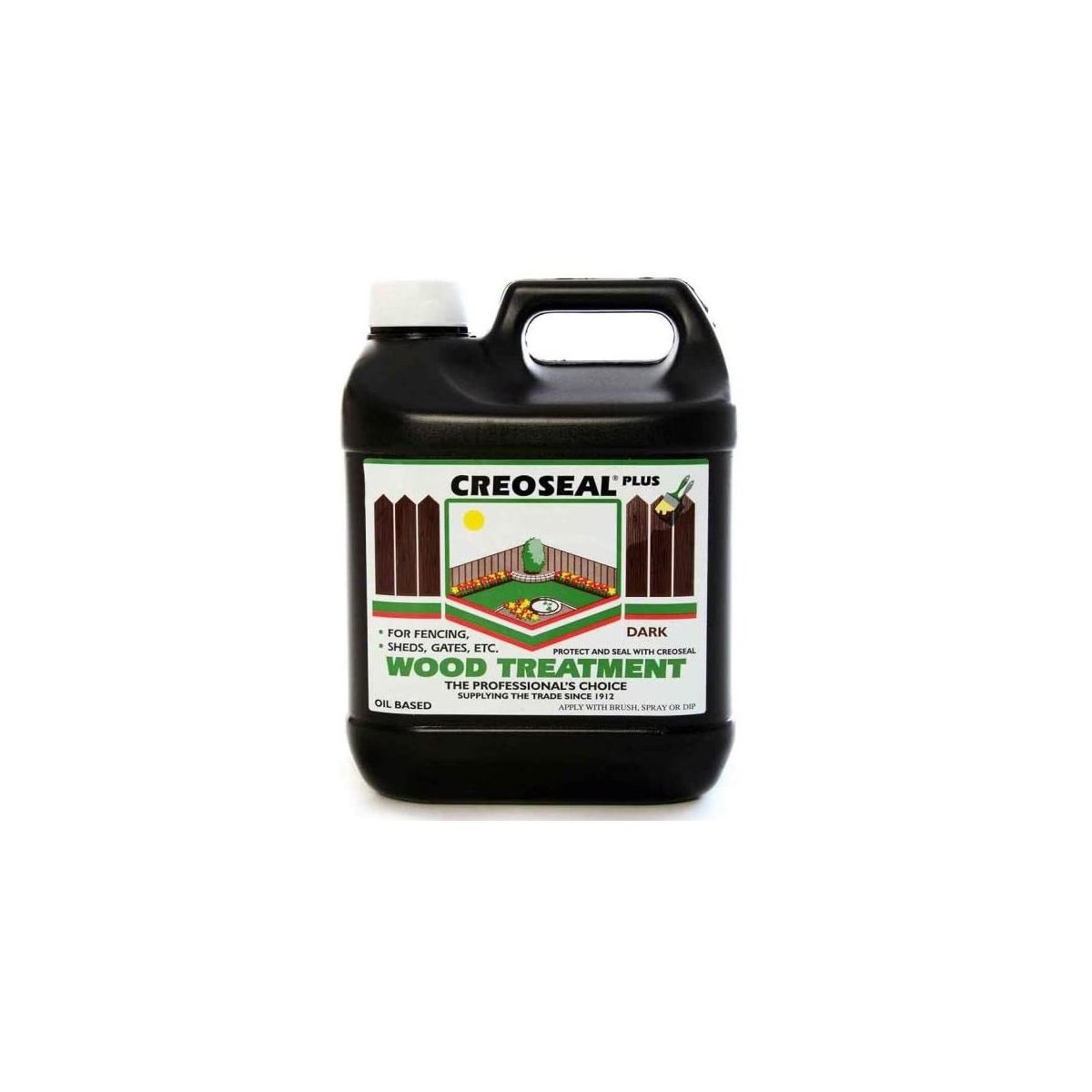 Creoseal Oil Based Timber Treatment Dark Brown 4 Litre