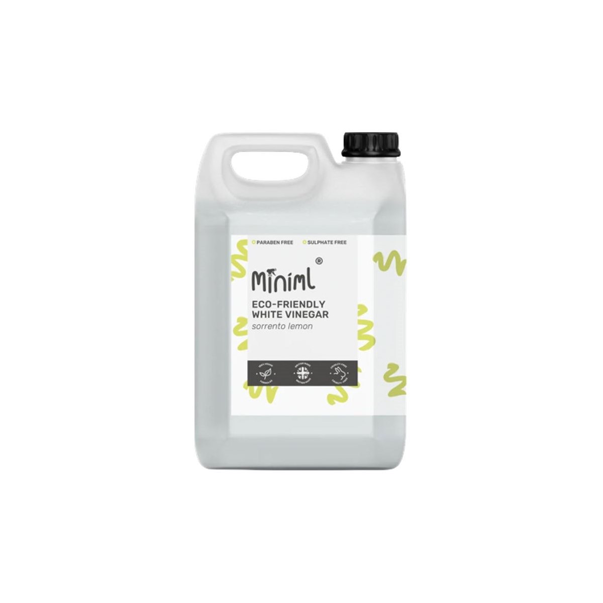 Miniml Eco Friendly White Vinegar 5L Sorrento Lemon
