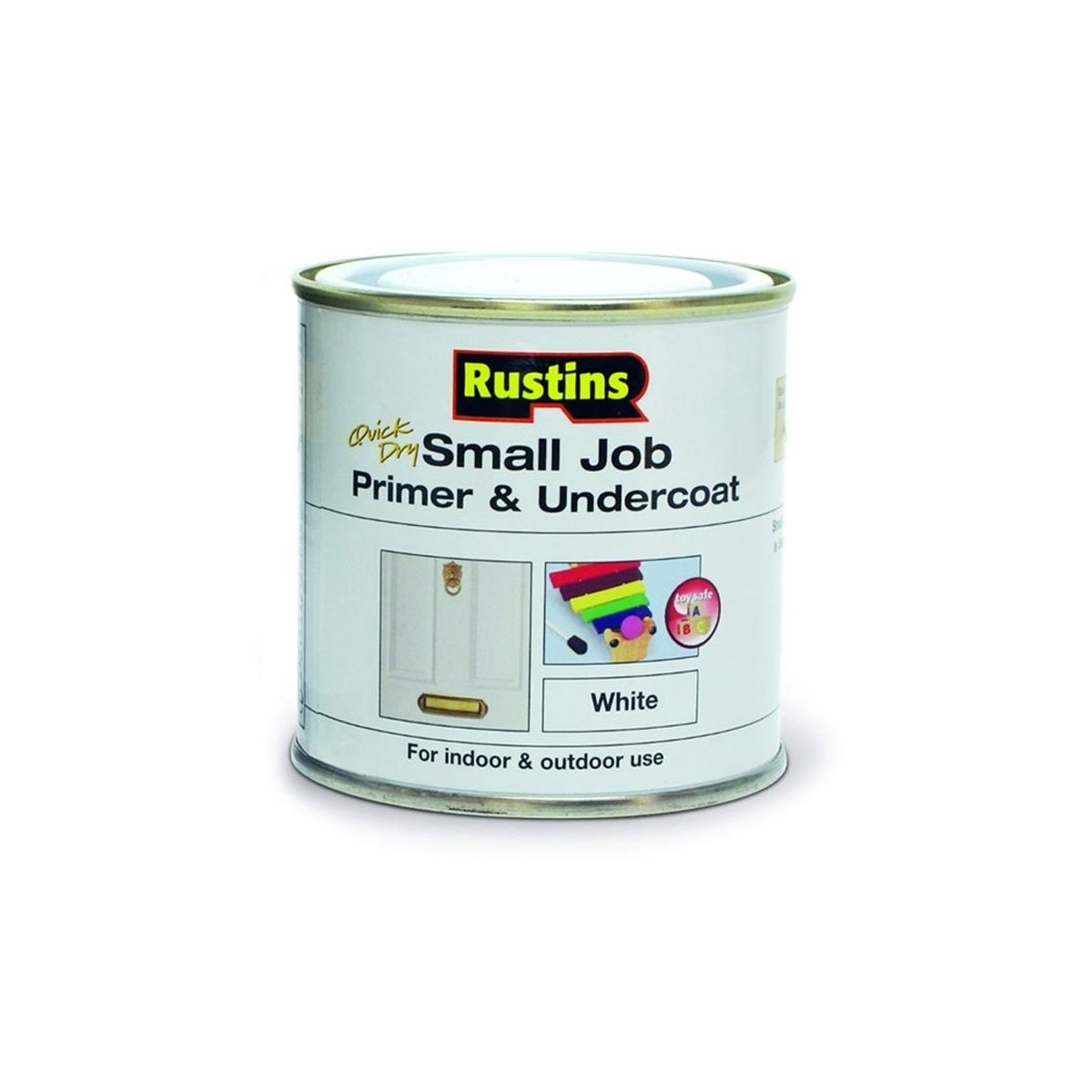Rustins Quick Dry Small Job Primer and Undercoat White 250ml