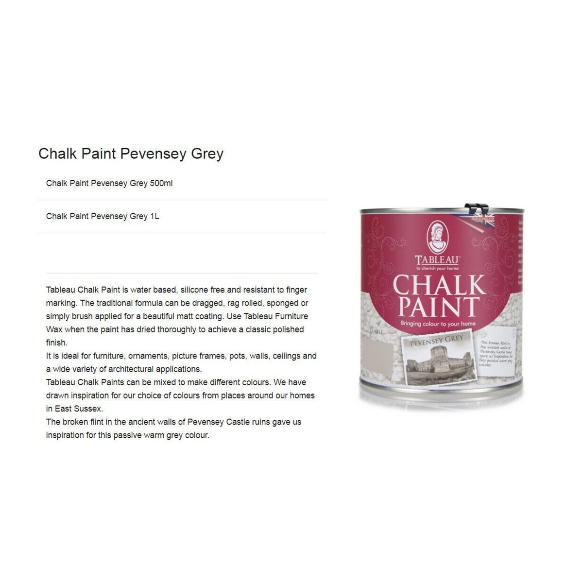 Grey Chalky Paint
