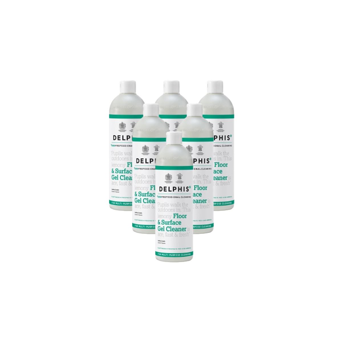 Case of 6 x Delphis Eco Professional Cleaning Floor and Surface Gel Cleaner 700ml