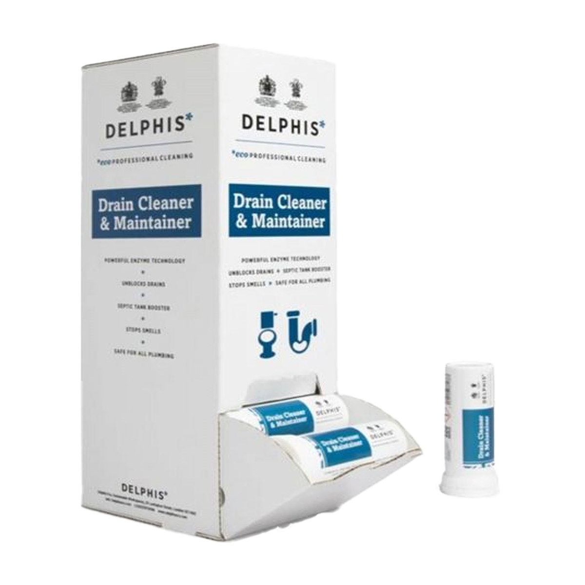 Delphis Drain Cleaner and Maintainer Tablets