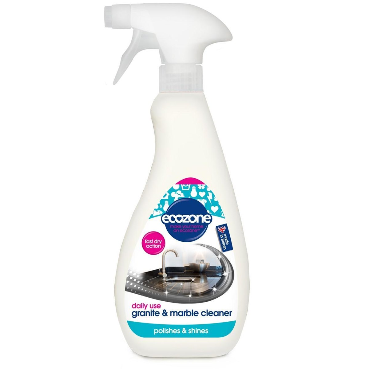 Ecozone Daily Use Granite and Marble Cleaner Spray