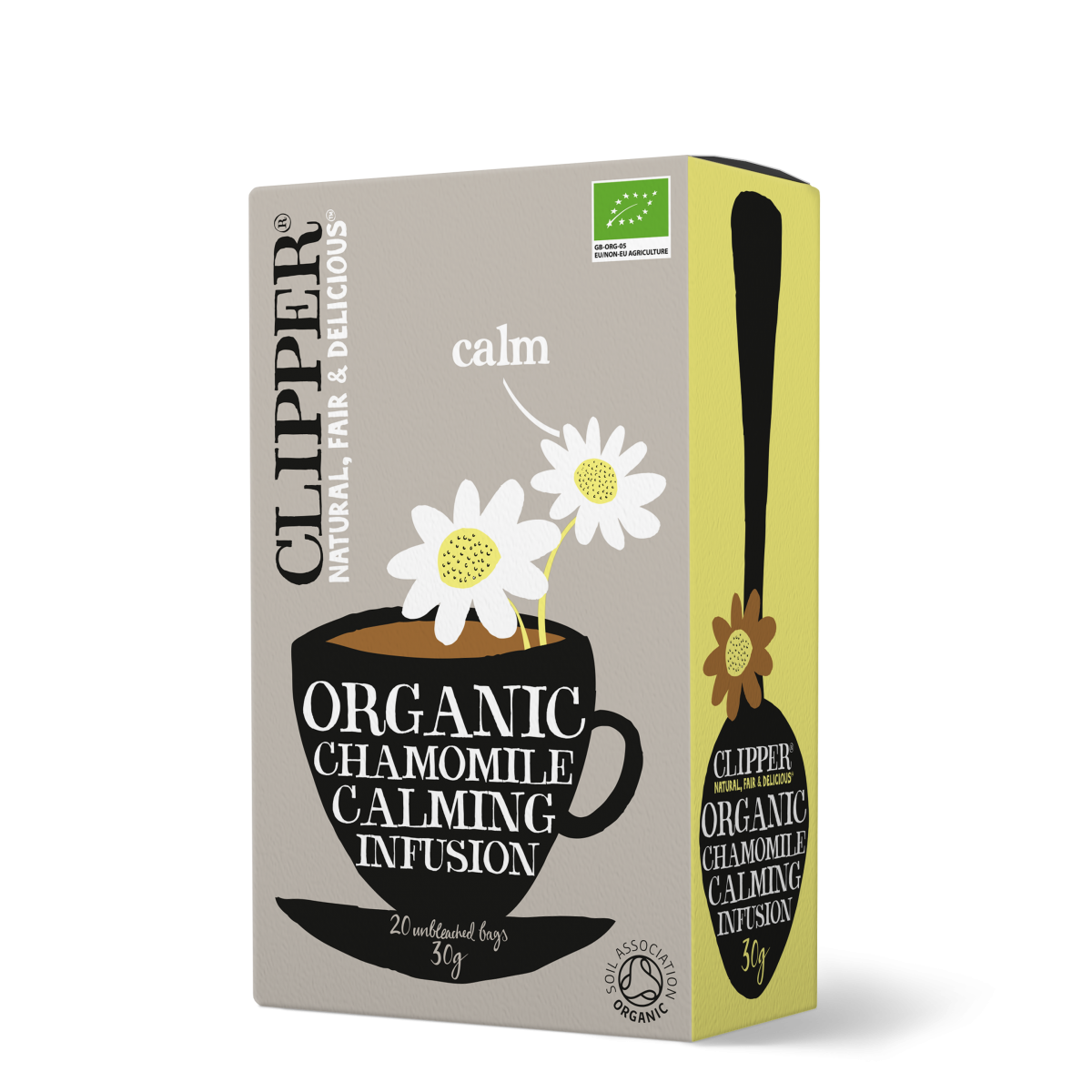 Clipper Organic Calming Chamomile Infusion 20 Enveloped Bags 30g