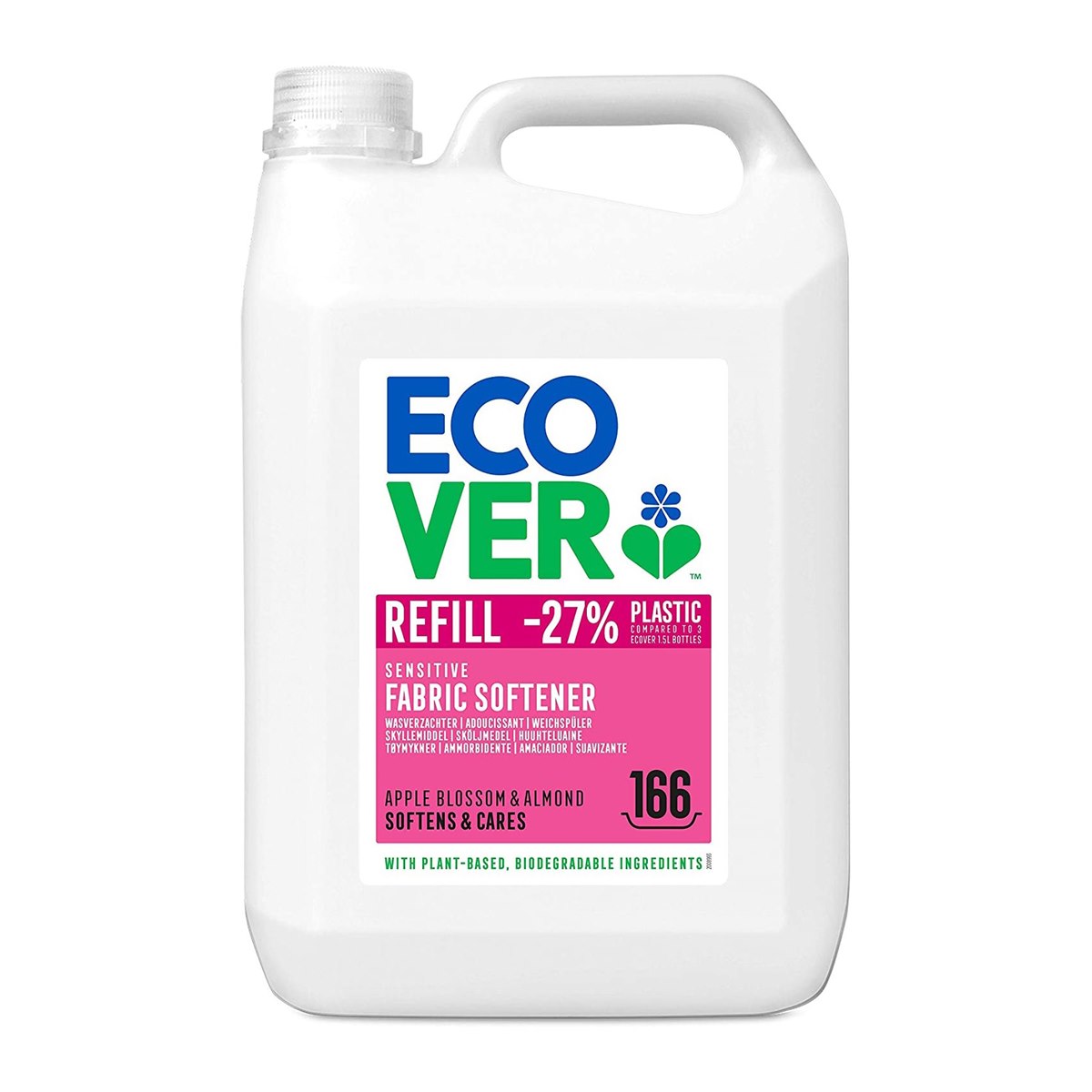 Ecover Fabric Softener Apple Blossom and Almond Fragrance 5 Litre