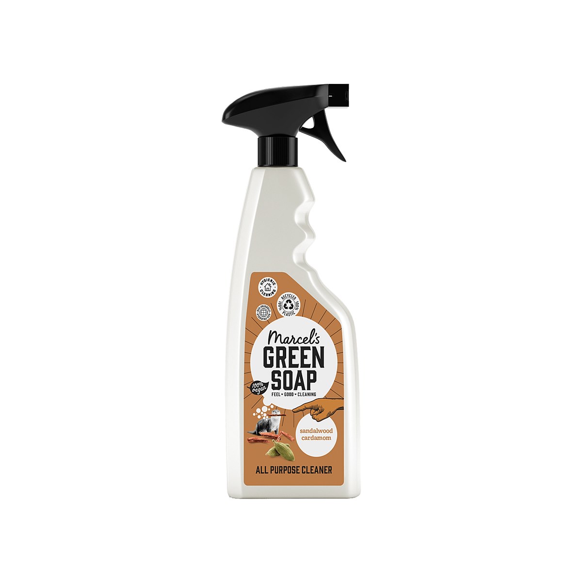 Marcels Green Soap All Purpose Cleaner Sandalwood and Cardamom Spray 500ml