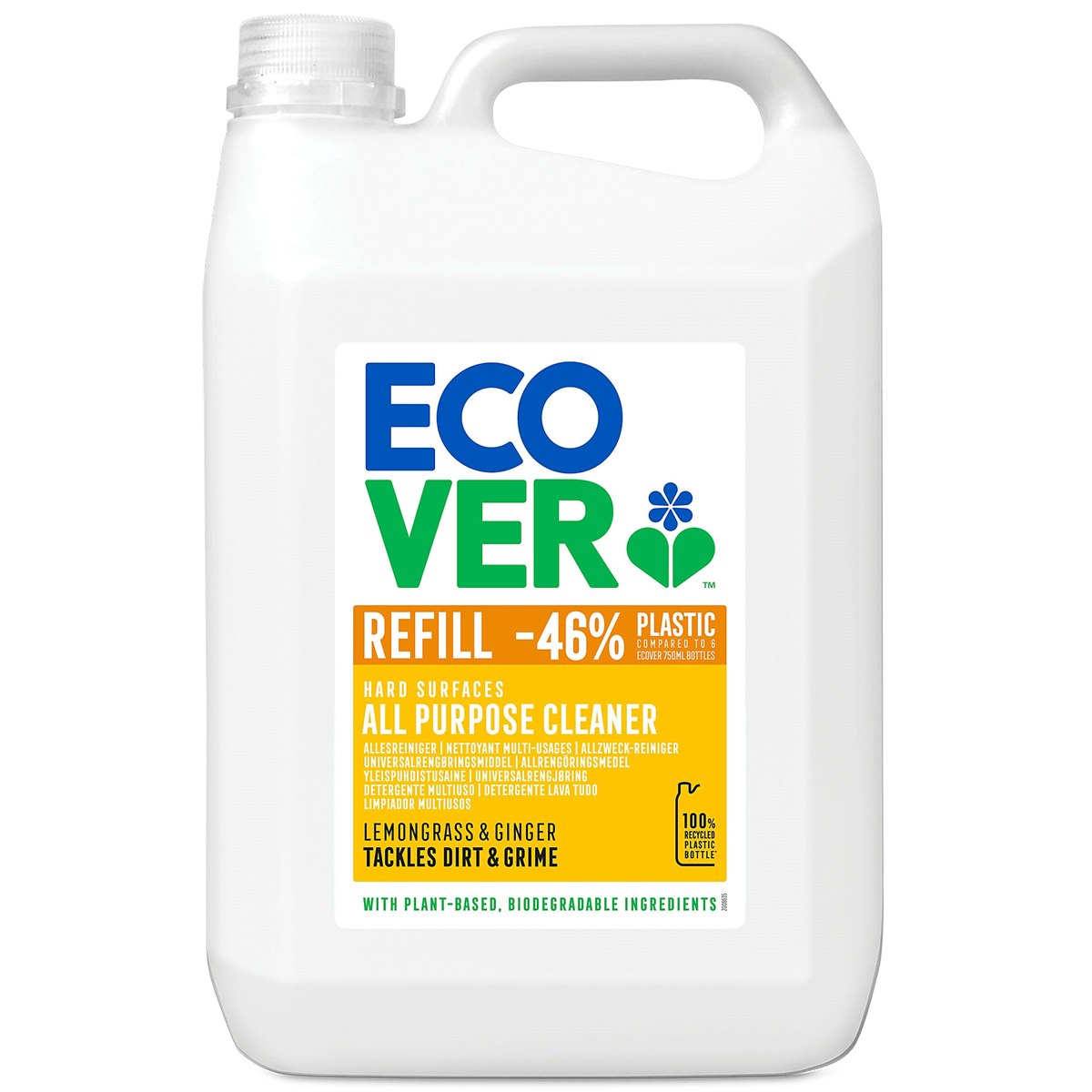 Ecover All Purpose Cleaner Lemongrass and Ginger 5 Litre Refill