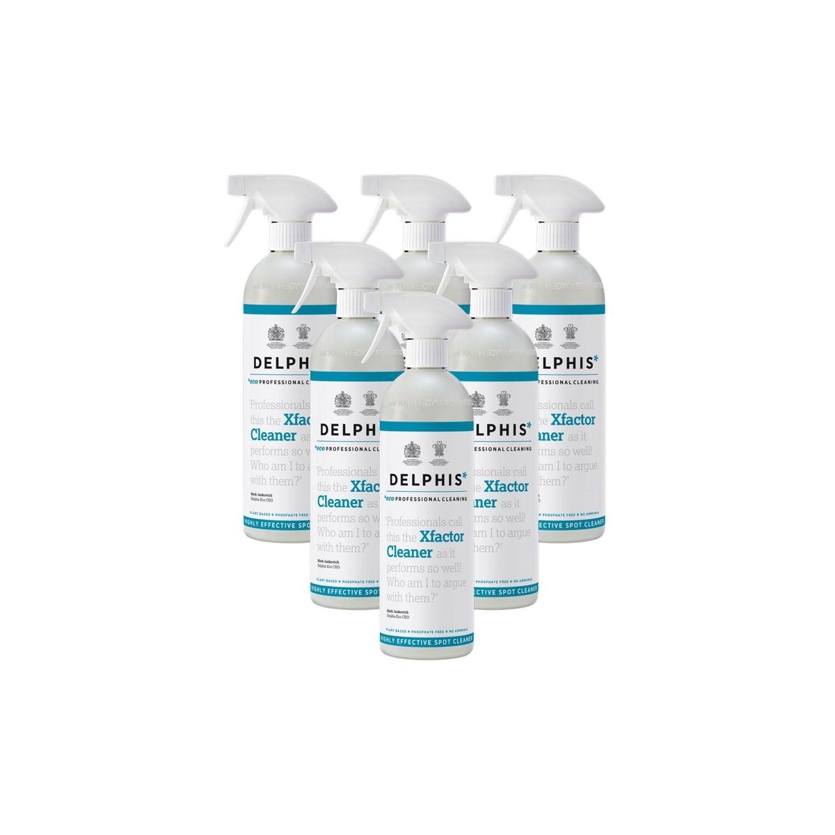 Case of 6 x Delphis Eco Professional X Factor Spot and Stain Remover Spray 700ml