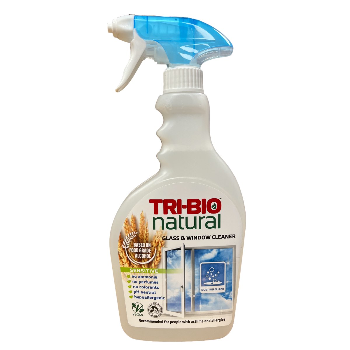 Tri-Bio Natural Glass and Window Cleaner Spray 500ml